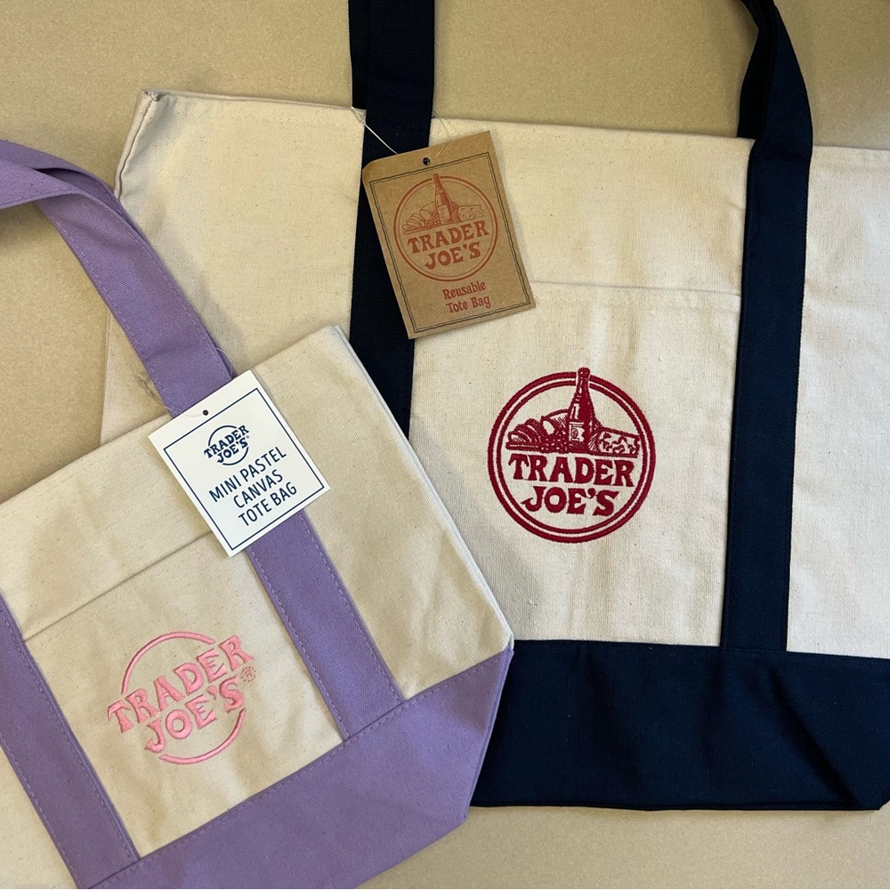 Mommy and Me set Trader Joe’s Tote Bags